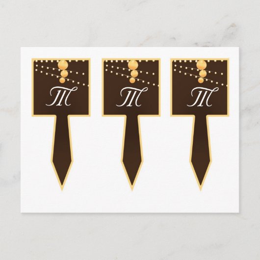 3カップケーキで紙提灯を選ぶ|過去記事 ポストカード (正面)