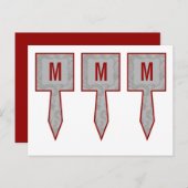 3カップケーキピックグレーモダンダマスクレースプリント ポストカード (正面/裏面)