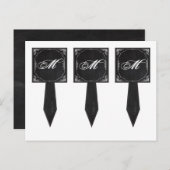 3カップケーキピックChalkboardモダンヴィンテージVictori ポストカード (正面/裏面)