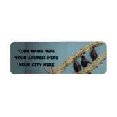 3カラス差出人住所ラベル ラベル (正面)