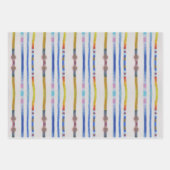 3カラフルセットの紙シートのリード ラッピングペーパーシート (正面2)