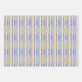 3カラフルセットの紙シートのリード ラッピングペーパーシート (正面)