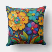 3カラフルDお洒落切花 クッション (裏面)