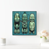 3カンニバルレドゥックスII スクエア壁時計 (ホーム)