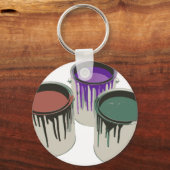 3ガロ絵を描ン キーホルダー (正面)