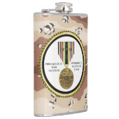 3キャンペーンスターペルシャ湾戦争退役軍人 フラスク (右)