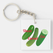 3キュウリThunder_Cove キーホルダー (正面)