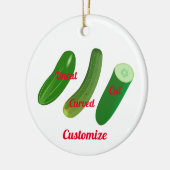 3キュウリThunder_Cove セラミックオーナメント (左)