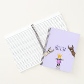 3キュートラマ顔漫画イラストレーション ノートブック (内部)