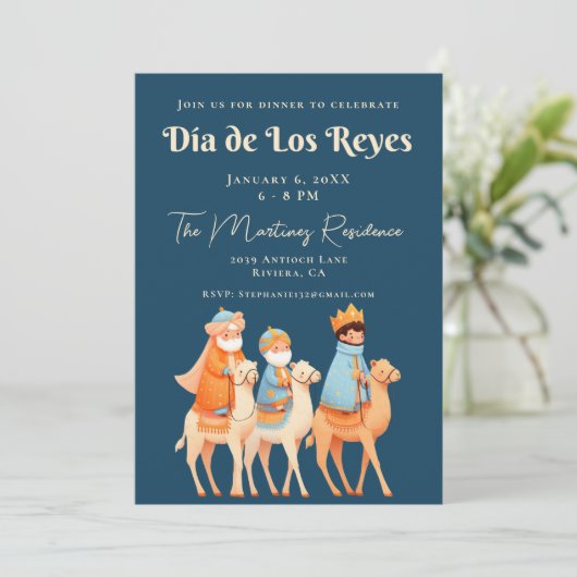 3キングスデイメキシカンディアデロスレエスディナー 招待状 (スタンド正面)