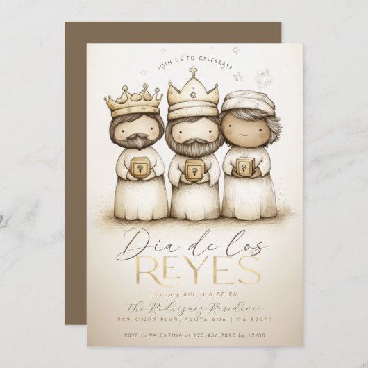 3キングスデイメキシカンディーアデロスレイズパーティー 招待状 (正面/裏面)
