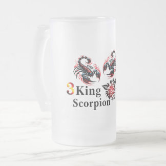 3キングスポルピオンビールグラス フロストグラスビールジョッキ