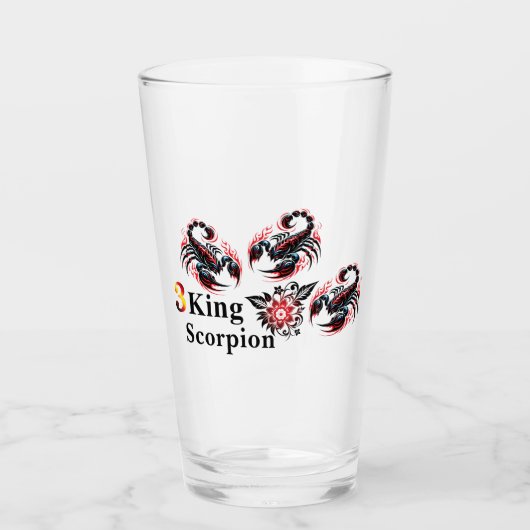 3キングスポルピオン飲み物用品 タンブラーグラス (正面)