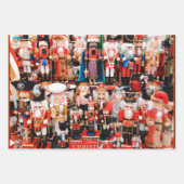 3クリスマスくるみ割りカラフルおわくるみ割り ラッピングペーパーシート (正面2)