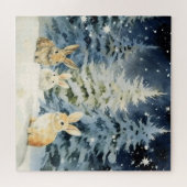 3クリスマスバニー ジグソーパズル (横)