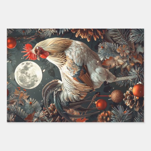 3クリスマスローターズデコページ ラッピングペーパーシート (正面3)