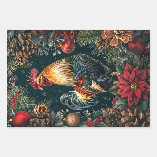 3クリスマスローターズデコページ ラッピングペーパーシート (正面2)