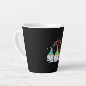 3クリスマス格言 カフェラテマグ (左アングル)