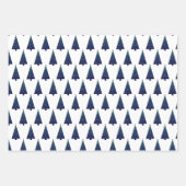 3クリスマス違うの冬のパターン ラッピングペーパーシート (正面2)