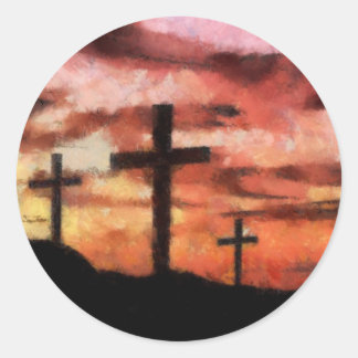 3クロス絵を描ズ ラウンドシール