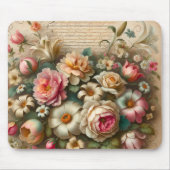 3クール Dフローラガーデンのデジタルアートワーク マウスパッド (正面)