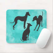 3グレイハイタリアンウンズ マウスパッド (マウス)