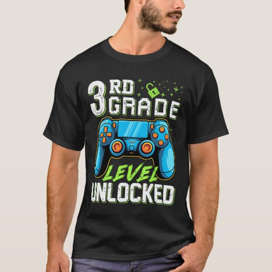 3グレードのロック解除された新学期ビデオGa Tシャツ (正面)