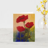 3ケシ カード (黄色い花)