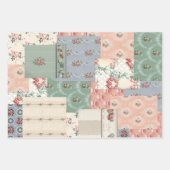 3コラージュコテージ壁紙Ephemeraシート ラッピングペーパーシート (正面2)