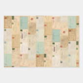 3コラージュEphemeraシート ラッピングペーパーシート (正面2)