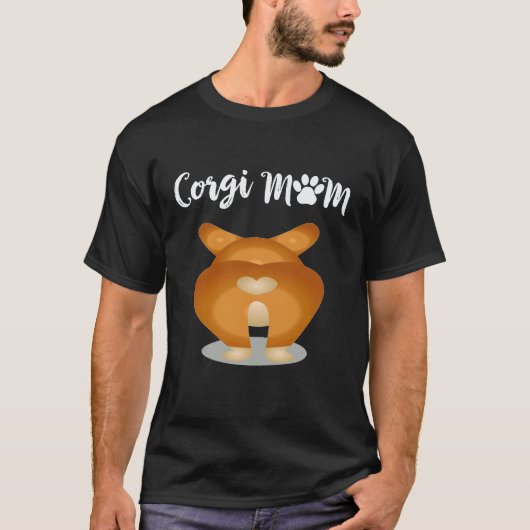 3コーギーママコーギー Tシャツ (正面)