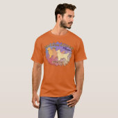 3ゴールデンスターズ – オレンジバナー Tシャツ (正面フル)