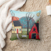 3サイズの赤いバーン装飾用クッション クッション (ブランケット)