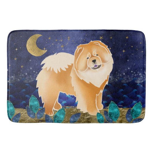 3サイズの銀杏チョー赤い木箱/バスマット バスマット (正面)