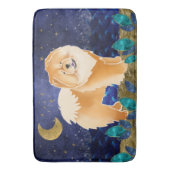 3サイズの銀杏チョー赤い木箱/バスマット バスマット (正面縦)