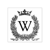 3サイズゴムスタンプモノグラムイニシャルレターW ラバースタンプ (インプリント)