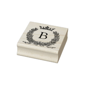 3サイズゴムスタンプモノグラムイニシャル文字B ラバースタンプ
