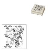 3サイズゴムスタンプモノグラムイニシャル文字M ラバースタンプ (押印)