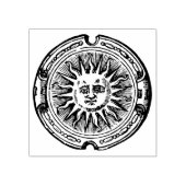 3サイズゴム印アンティークSun記号 ラバースタンプ (インプリント)