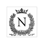 3サイズゴム印モノグラムイニシャル文字N ラバースタンプ (インプリント)