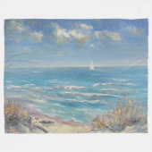 3サイズ展開 Sail On フリースブランケット (正面(横))