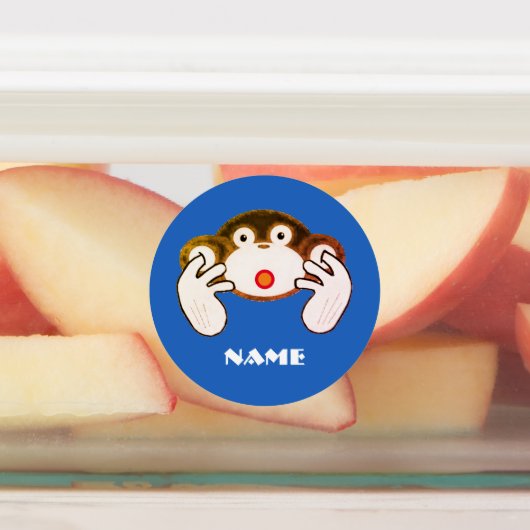 3サル ラベル (貼付)