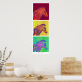 3シマウマ ポスター (キッチン)