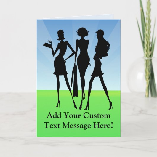 3ショッピング女友達 カード (正面)