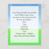 3ショッピング女性の友人 チラシ (裏面)