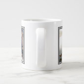 3シンプル枚の写真がお父様の日 ジャンボコーヒーマグカップ (裏面)