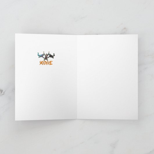 3スカイダイバー – オレンジ カード (内部)