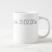 3スタイルマグ – ディキンソン夫人21.07.20xx ジャンボコーヒーマグカップ (右)