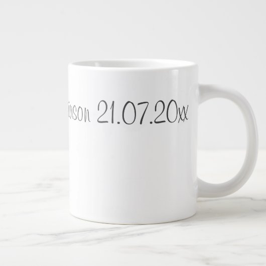 3スタイルマグ – ディキンソン夫人21.07.20xx ジャンボコーヒーマグカップ (右)