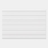 3スタイル:ブラック&ホワイトストライプパーティーまたはクリスマス ラッピングペーパーシート (正面2)